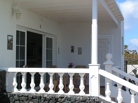 Roofed terrace