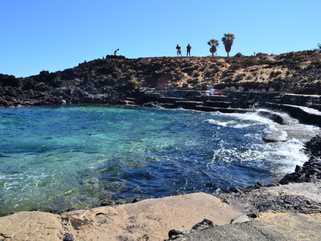 Bassin de marée à côté de la maison